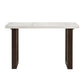 Edwyn Natural Marble Top End Table