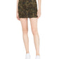 Tinsel Town Juniors' Printed-Denim Mini Skirt, Camo Green, 5/27