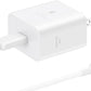 Samsung 45W Wall Charger Power Adapter with Cable Included, Super Fast Charging - White