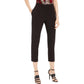 Calvin Klein Womens Tapered Stretch Trouser Pants Black 12