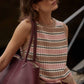 Varley - Deeley Stripe Stitch Tank Top