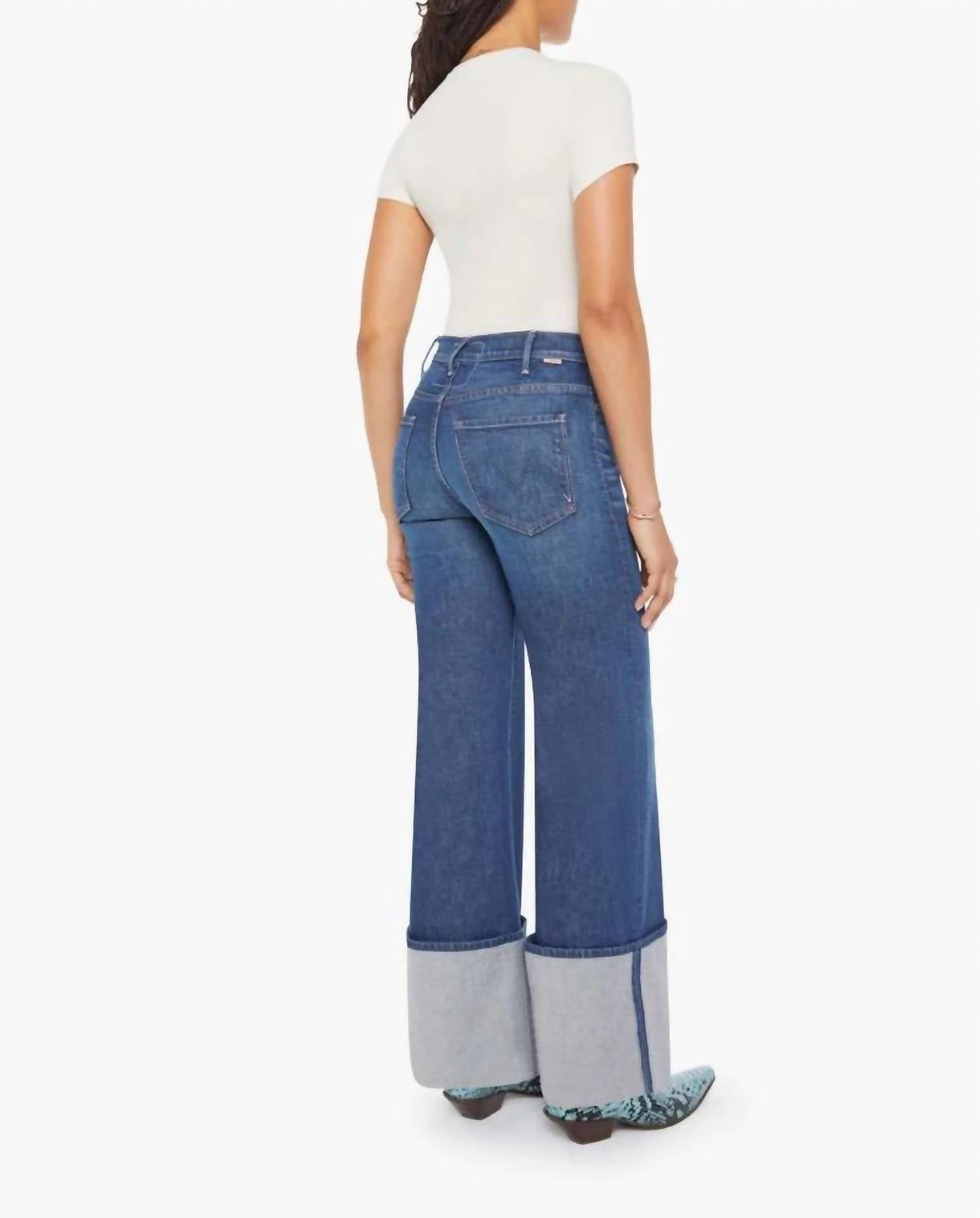 Mother - Lil Hustler Roller Sneak Cuff Jeans