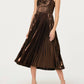 Astr - Ascella Pleated Midi Dress