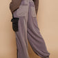 Pol - BLACK DETAILED PANTS