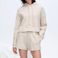 Atm - Women's Slub Jersey Waffle Boxy Hoodie