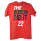 The Butler Did It Jimmy Buckets #22 Miami Mens Adult Tshirt Tee Basketball