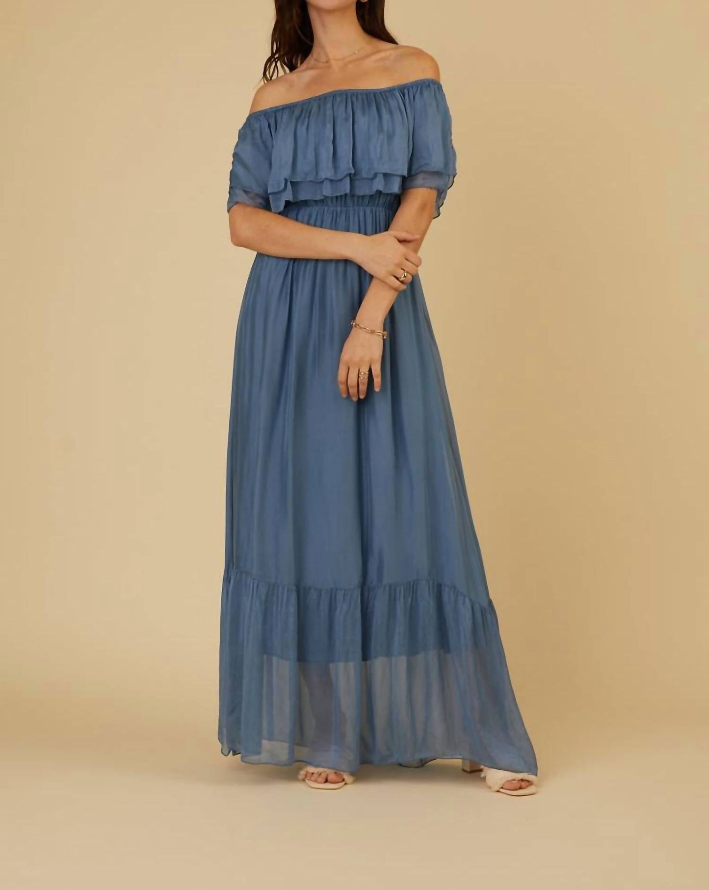 Scandal Italy - Laurie Italian Silk Maxi Dress