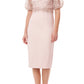 Emersyn Beaded Bodice Midi Dress - English Rose
