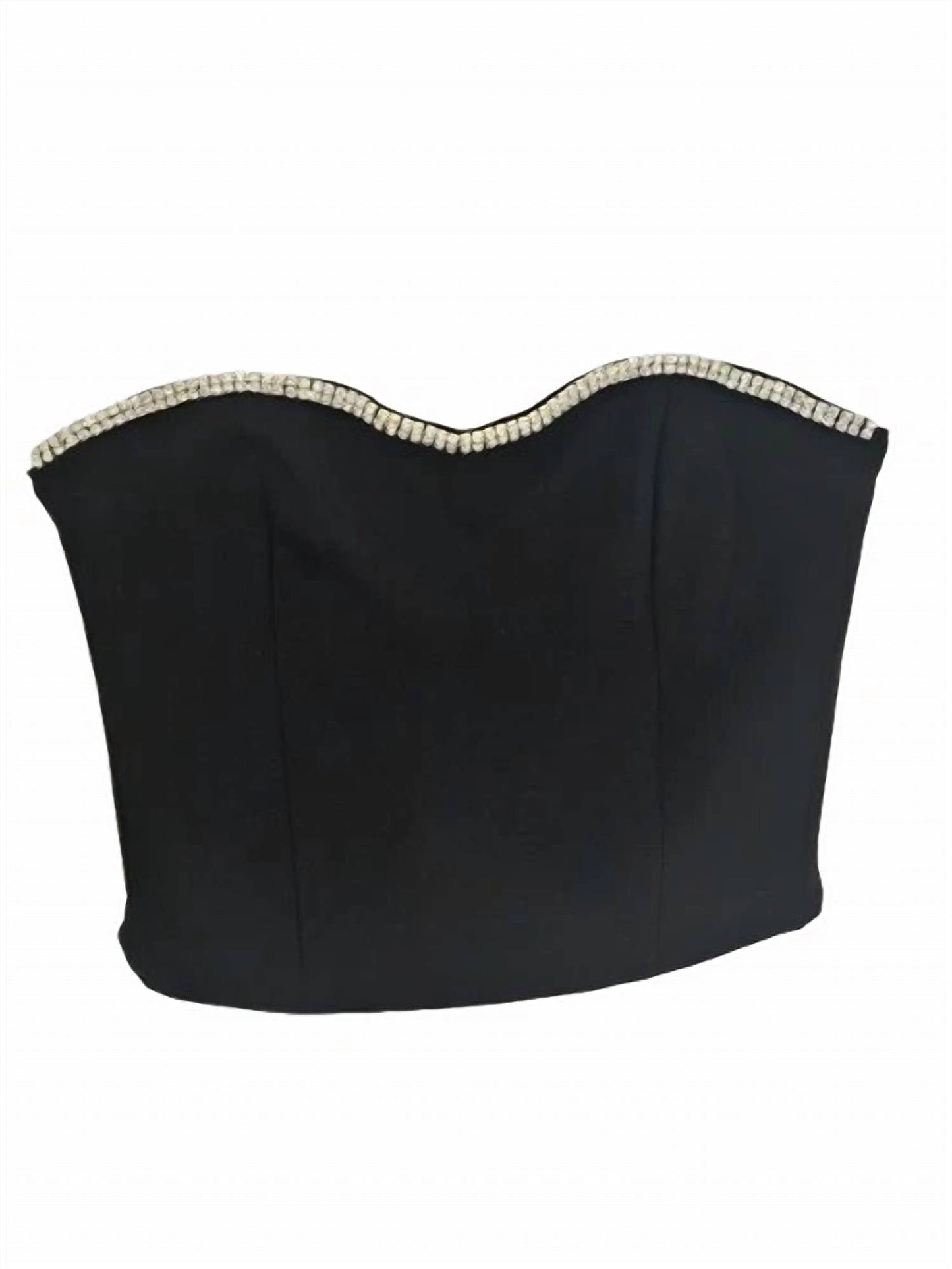 Generation Love - Crepe Crystal Bustier Top