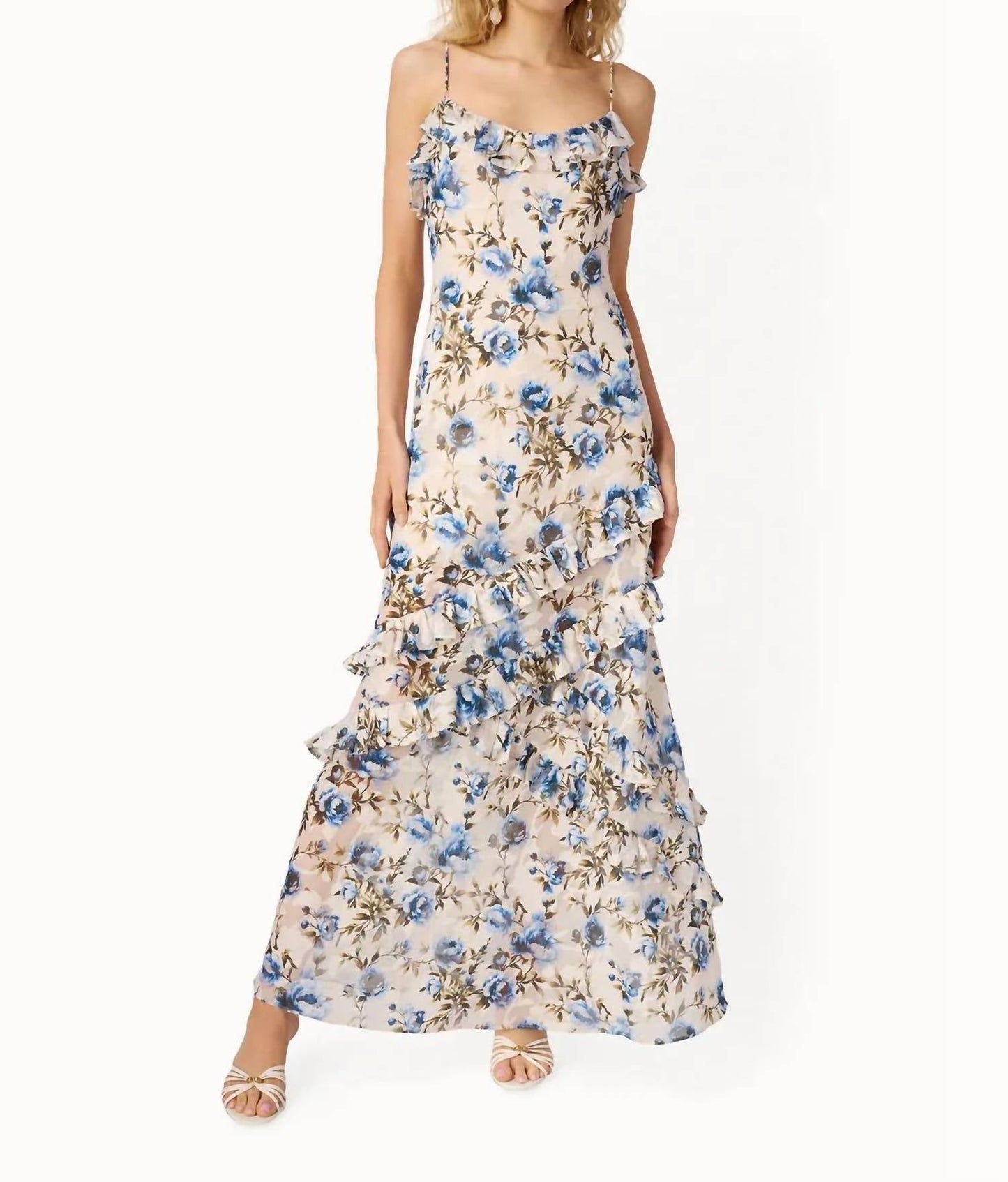 Cami Nyc - Elouisa Burnout Chiffon Gown