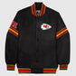 Starter - Men's Kansas City Chiefs Satin Full-snap Jacket