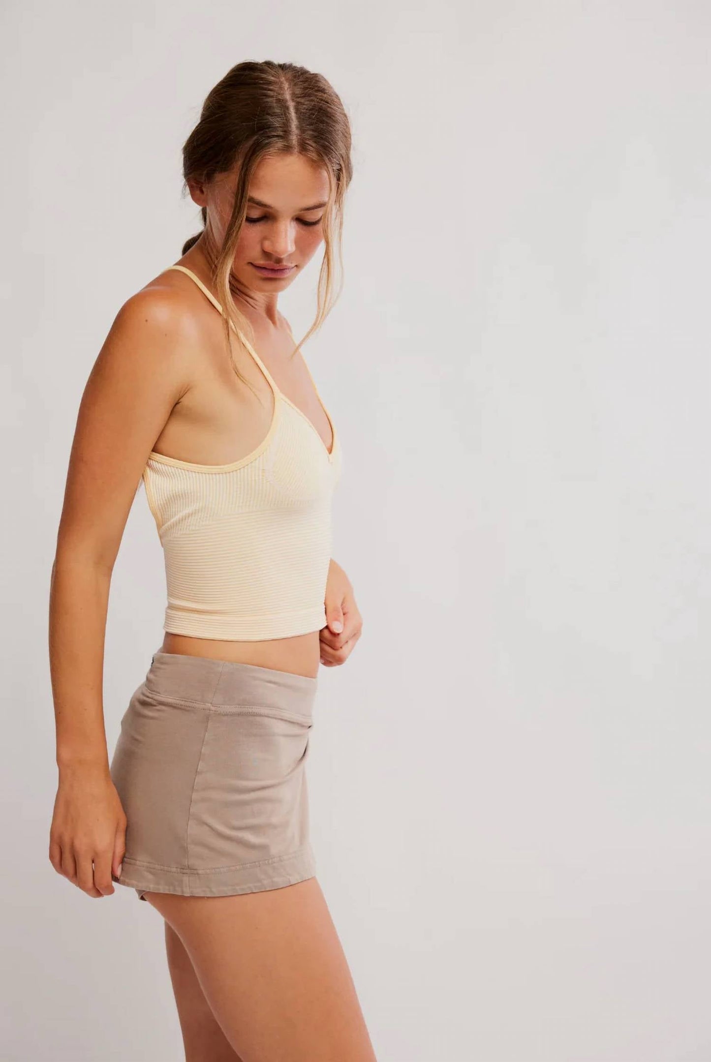 Free People - Perfectly Pleated Plunge Top