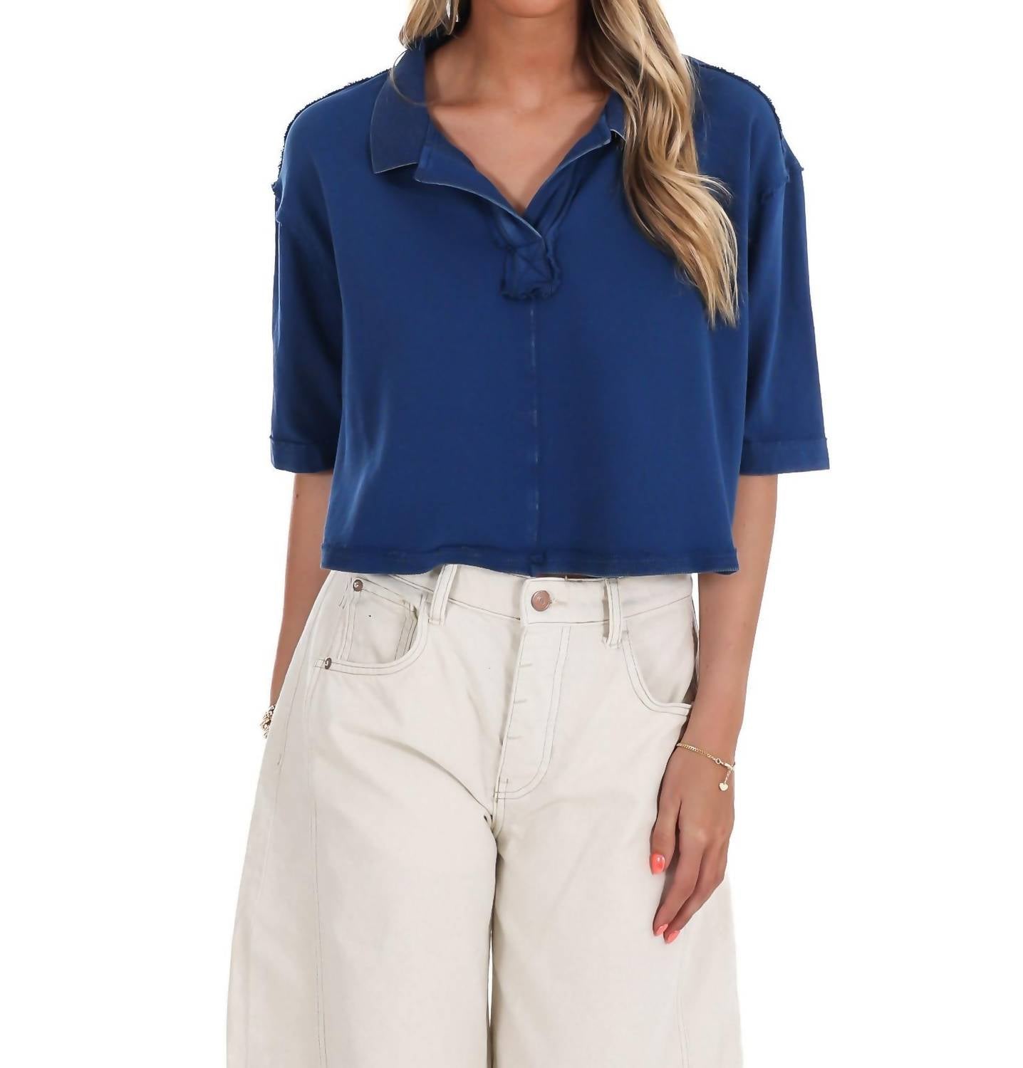 Free People - Denmark Polo Shirt