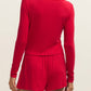 Z Supply - Felt Cute Long Sleeve Rib Top
