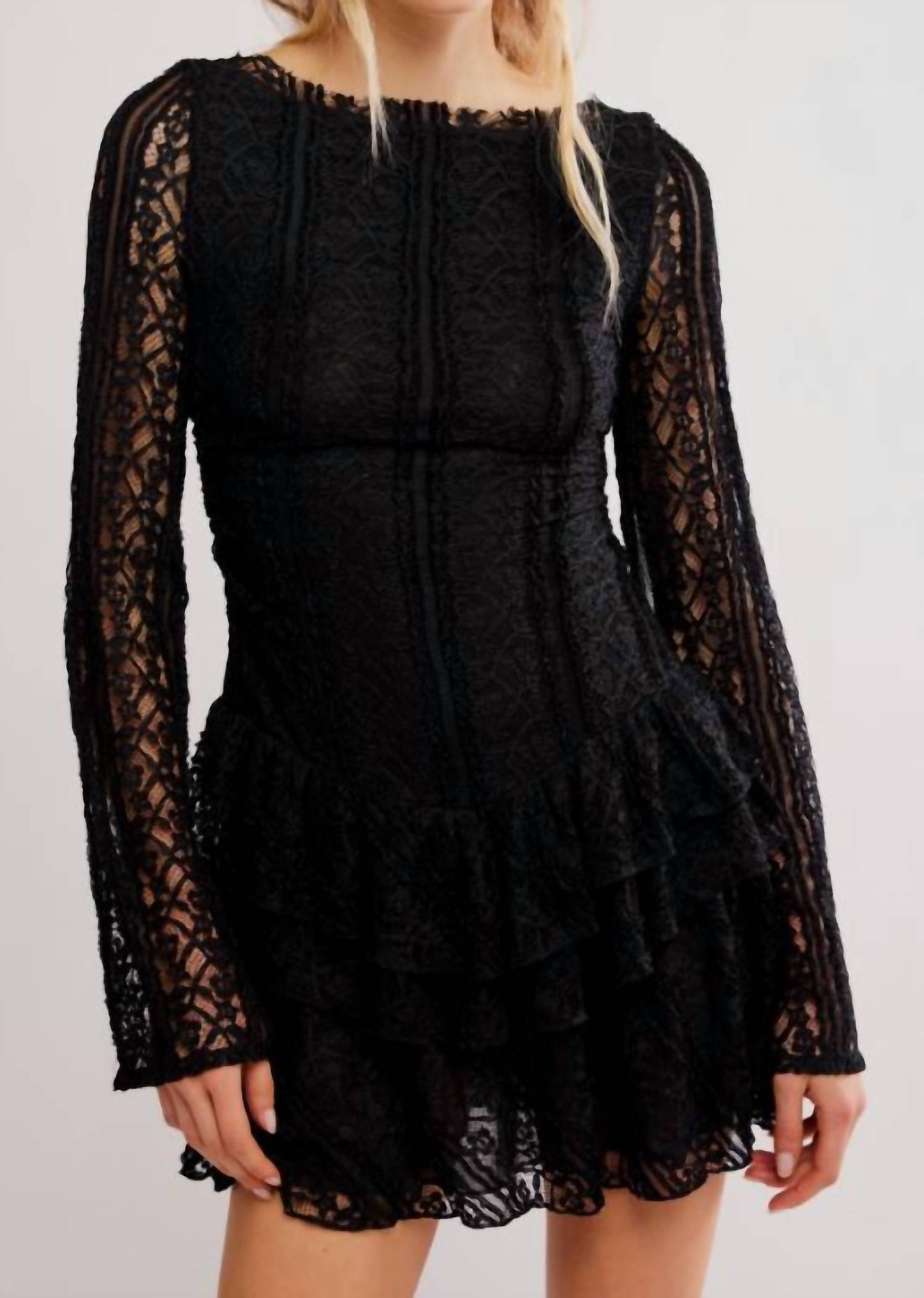 Free People - Tabby Lace Mini Dress
