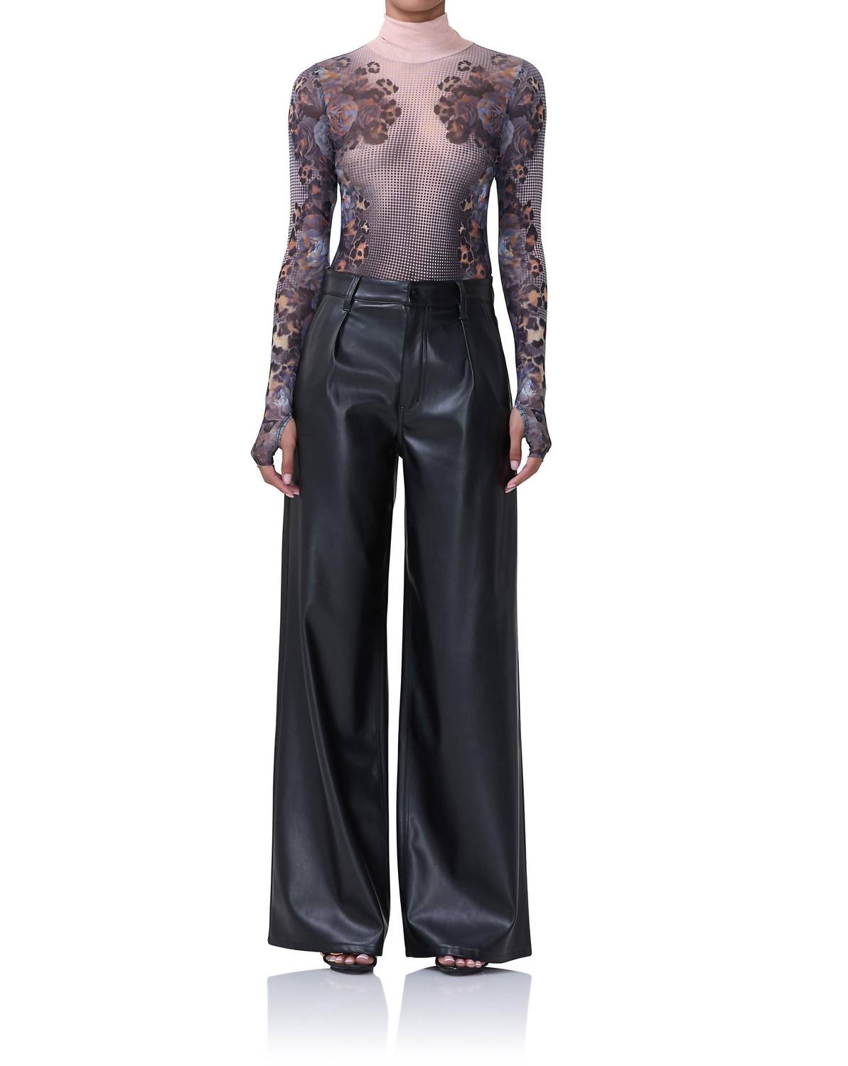 Afrm - Vegan Leather Trouser