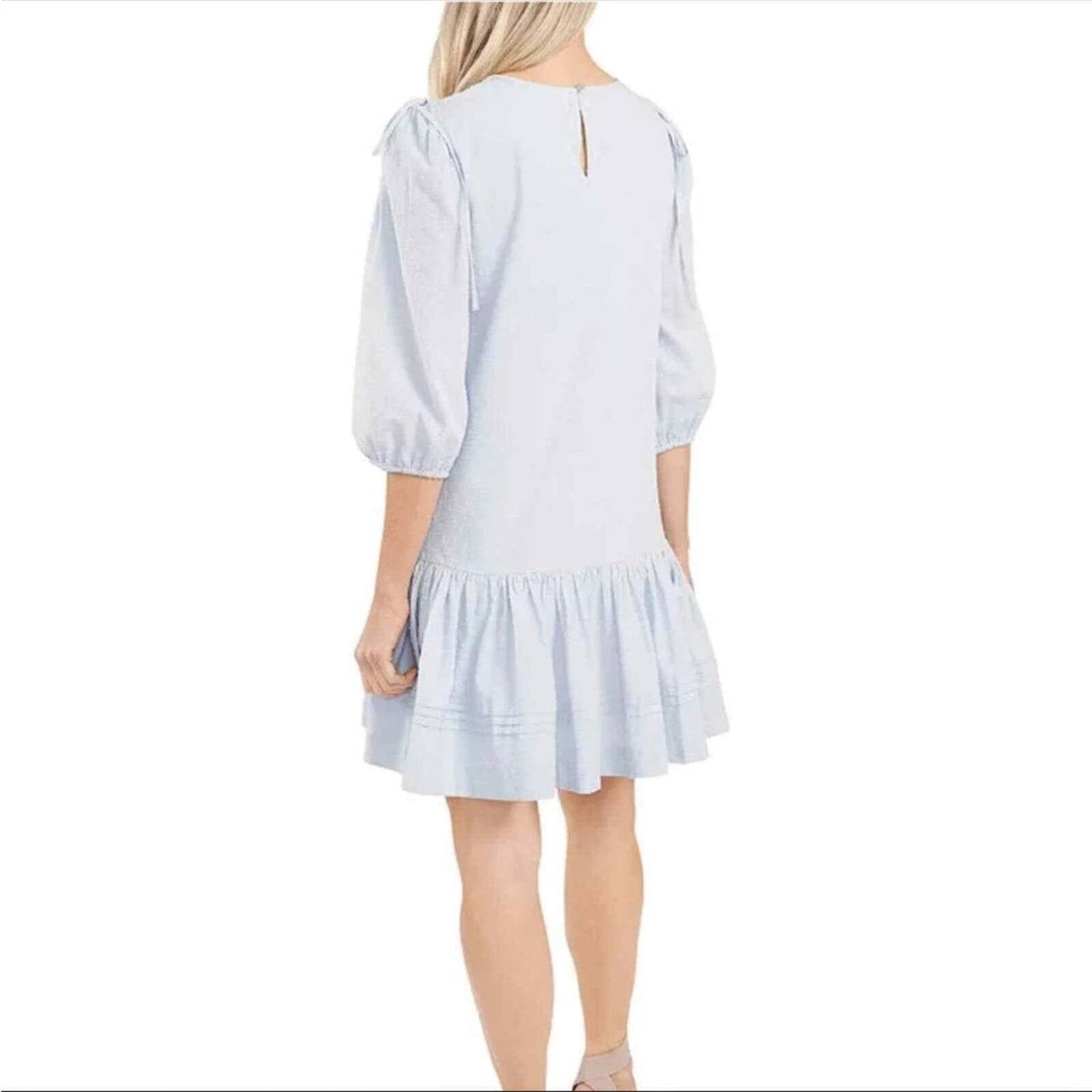 Cece - Clip Dot Ruffled Dress
