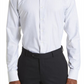 Canali Impeccabile Stripe Dress Shirt in White , Size 18.5