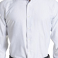 Canali Impeccabile Stripe Dress Shirt in White , Size 18.5