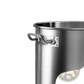 53qt Stainless Steel Stockpot with Lid and Handles