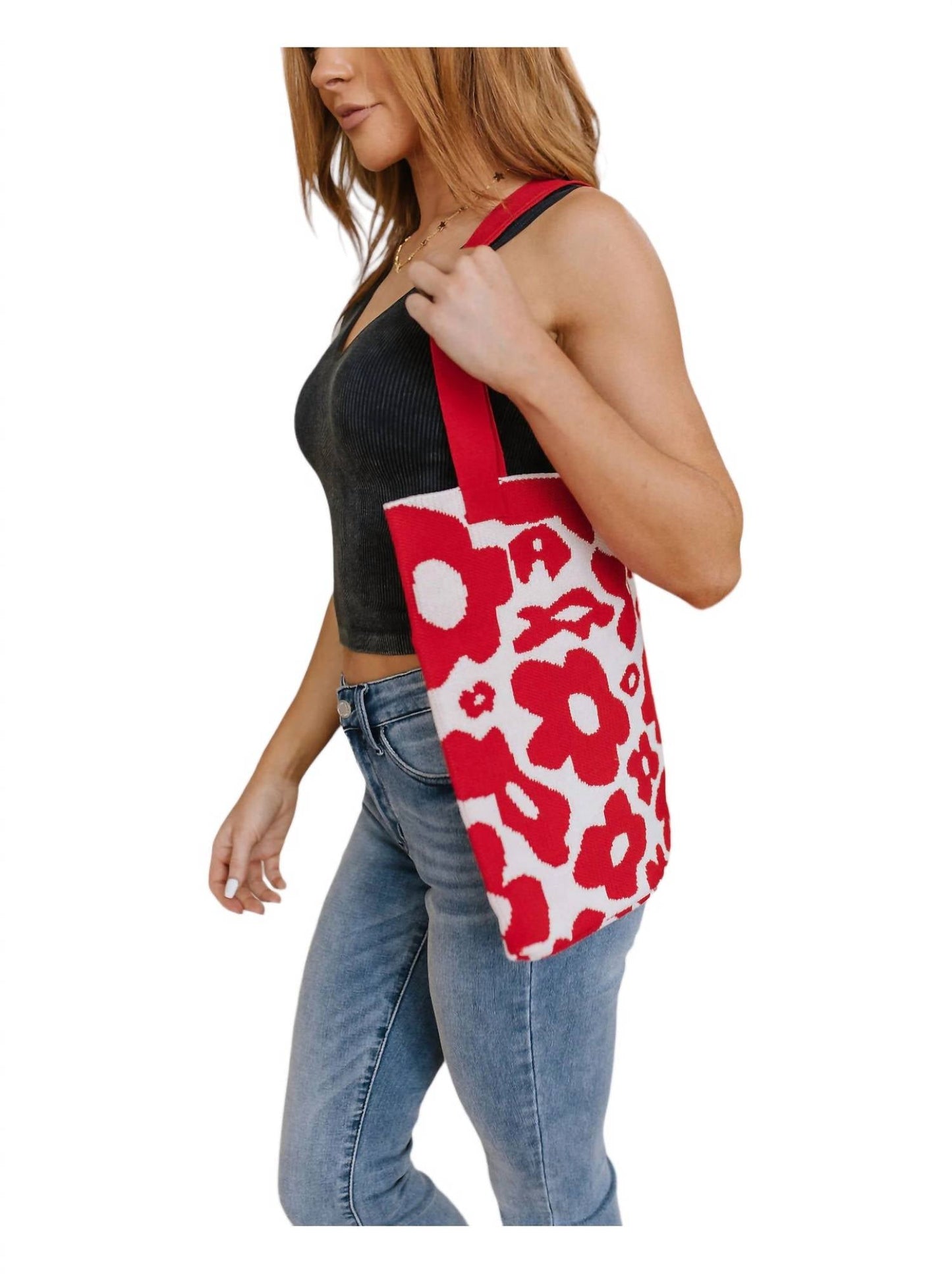 123 Amore - Lazy Daisy Knit Bag