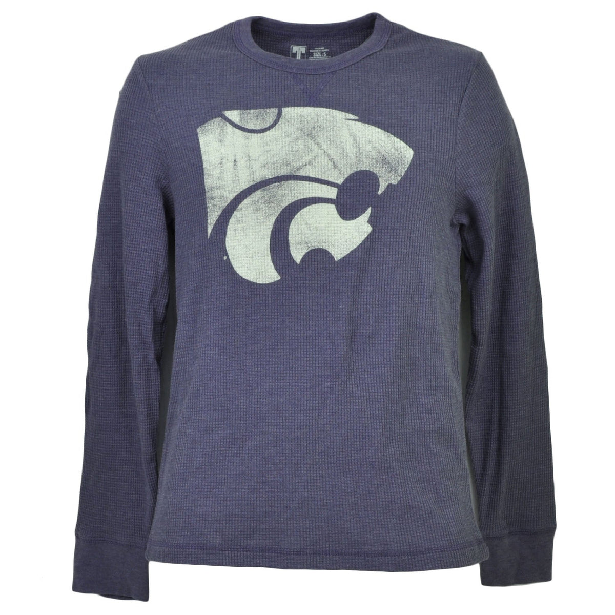 NCAA Kansas State Wildcats Mens Adult Thermal Pullover Shirt Long Sleeve Purple