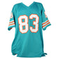 NFL Miami Dolphins Mark Clayton #83 Autographed Signed Jersey White JSA Inscr