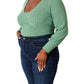 Basic Bae - Chic Scoop Neck Long Sleeve Top