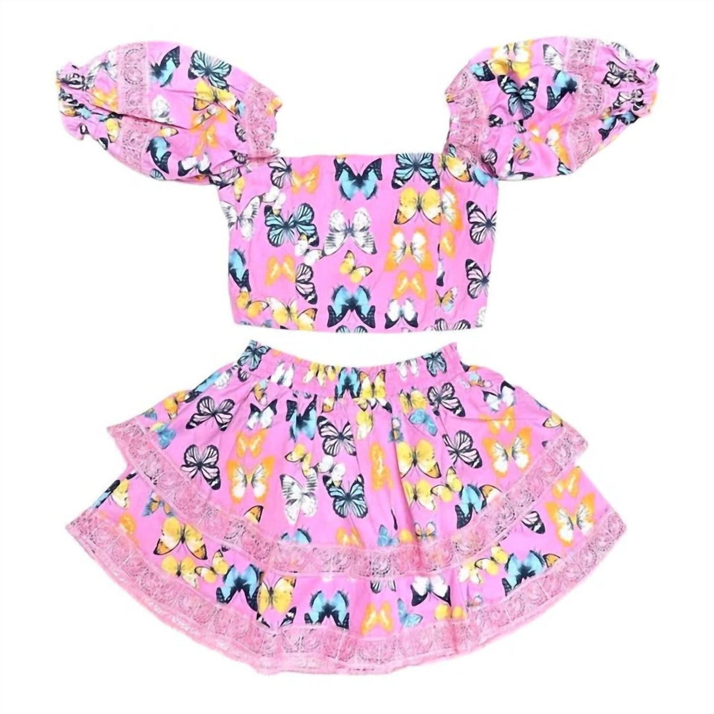 Buddylove - Kid's Simone Butterflies Skirt Set