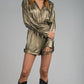 Elan - Gold Long Sleeve Romper