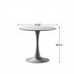 Mid-Century Tulip Table With Round Top and Pedestal Base