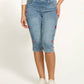 Fdj - Denim Pedal Pusher Shorts