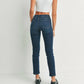 Just Usa - Corie Mid Rise Slim Straight Jeans