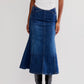 Free People - Zia Midi Denim Skirt
