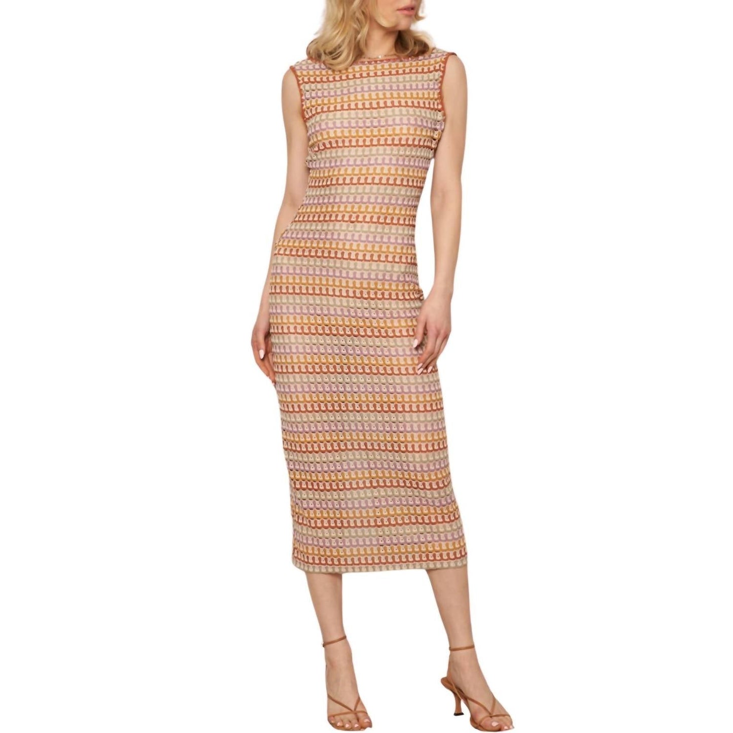 En Creme - Crochet Sleeveless Swimsuit Cover