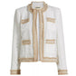 L'Agence - Agnes Tweed Denim Jacket