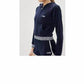 Juicy Couture - Micro Terry Striped Rib Hoody Jacket