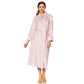 Soft & Cozy Classic Tie Plush Robe Light Pink Size Medium/Large by Home Shopping Network