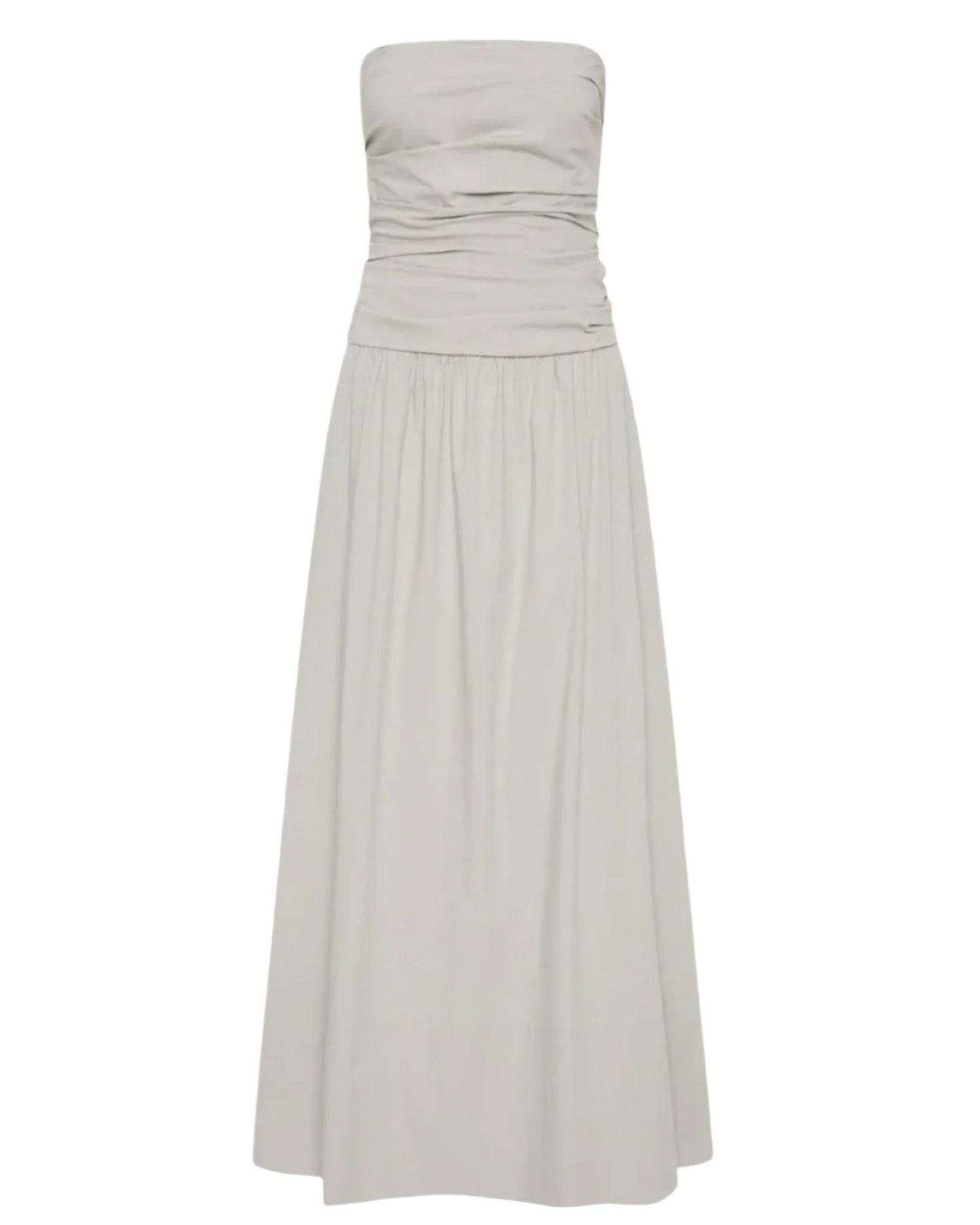 St. Agni - Gathered Strapless Tie Back Dress