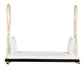 Patio Wooden Swing Chair Hanging Porch Swing Bench