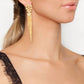 Avenue Chic - Women's Fringe Bouquet Earrings
