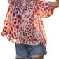 Gigio - Leopard Print Button Down Blouse