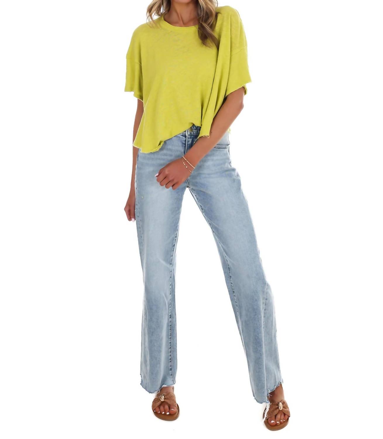 Free People - Elsie Short Sleeve Swing Tee