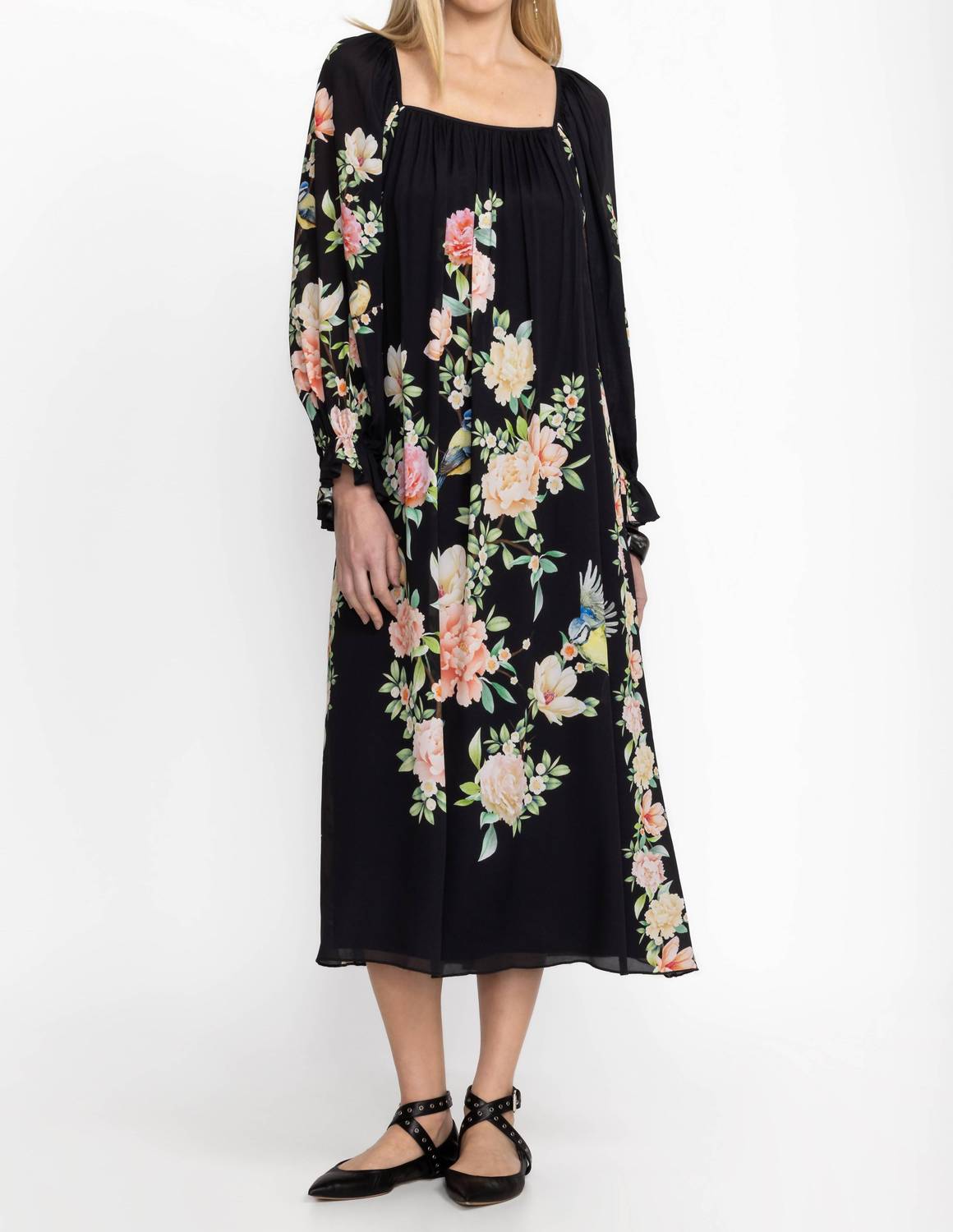 Johnny Was - Byrdie Viscose Midi Dress