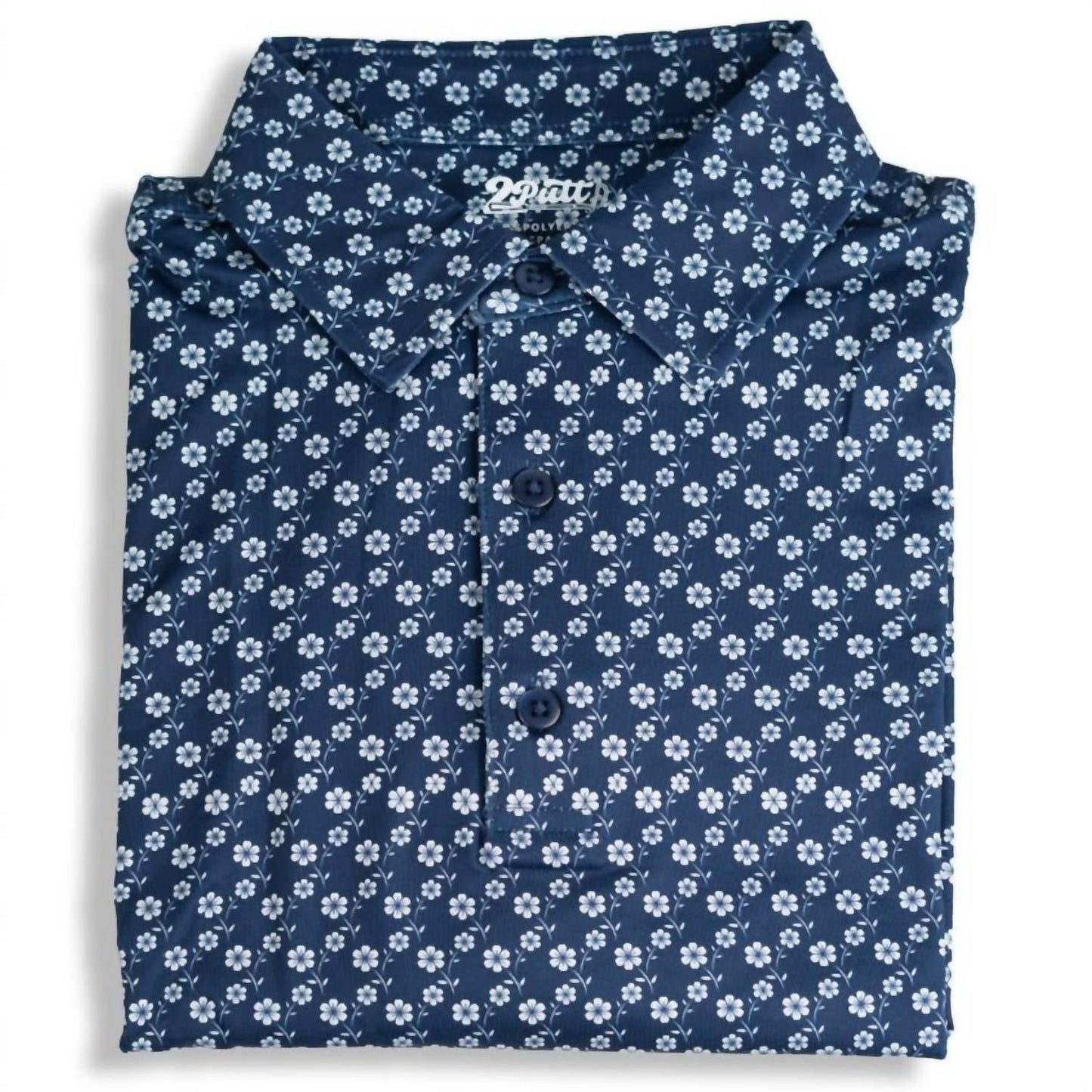 2Putt - Floral Performance Golf Shirt Polo