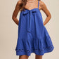 Listicle - Front-tie Tunic Dress