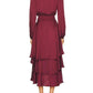 Steve Madden - Bei Tiered Long Sleeve Ruffle Dress