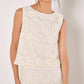 Apricot - Crochet Lace Shell Top