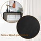 Black Wood Console Table, 59in Entryway Table