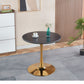 Mid-Century Tulip Table With Round Top and Pedestal Base